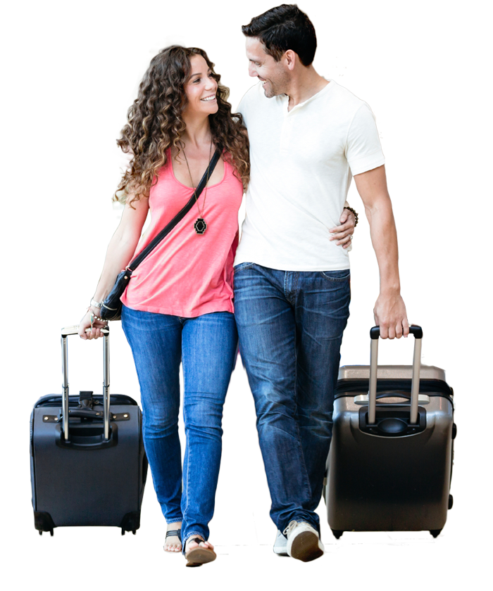 Travel family transparent, png travel image, couple traveling png image